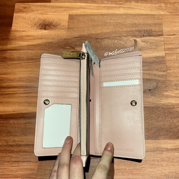 Michael Kors Jet Set Logo Floral MD Carryall Tote SET - Picture 8 of 9